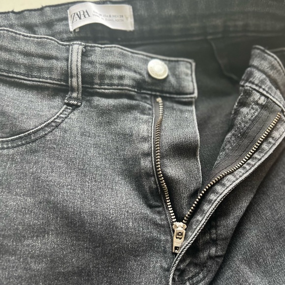 Zara Anthracite Grey Elastic Jeggings - Picture 6 of 10